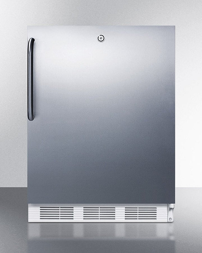Accucold - FF6LW7CSSLHD - 24" Wide Built-In All-Refrigerator, Left Hand Door