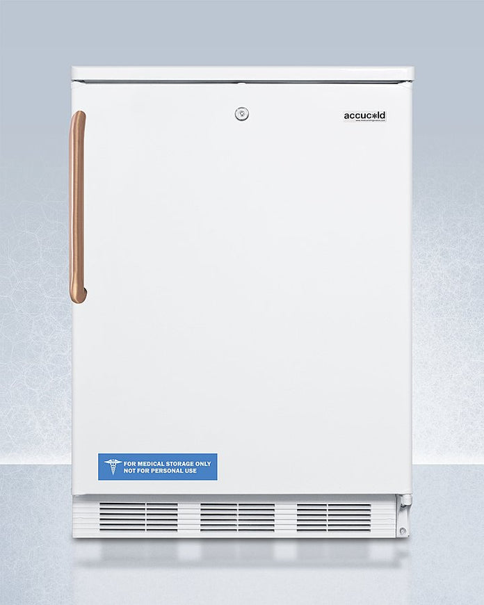 Accucold - FF7LWTBCLHD - 24" Wide All-Refrigerator with Antimicrobial Pure Copper Handle, Left Hand Door