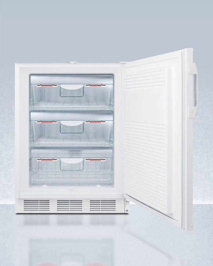 Accucold - VT65MLVAC456ADALHD - 24" Wide Built-In All-Freezer, Certified to NSF-ANSI 456 Standard for Vaccine Storage, ADA Compliant, Left Hand Door