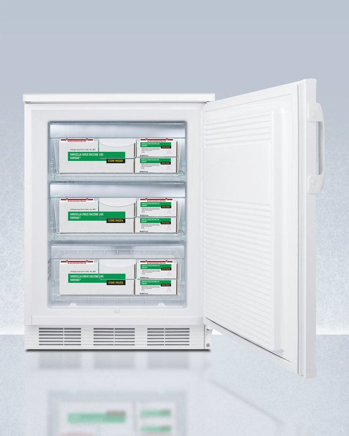 Accucold - VT65MLVAC456LHD - 24" Wide Built-In All-Freezer, Certified to NSF-ANSI 456 Standard for Vaccine Storage, Left Hand Door