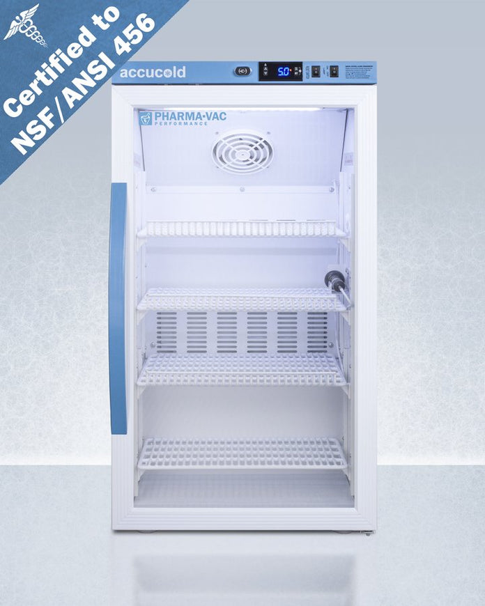 Accucold - ARG3PV456 - 3 Cu. Ft. Counter Height Vaccine Refrigerator, Certified to NSF/ANSI 456 Vaccine Storage Standard