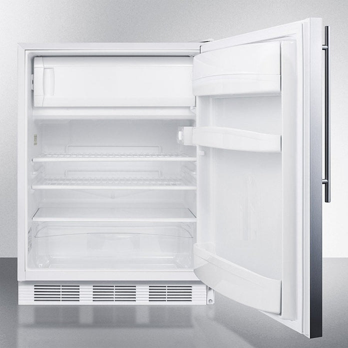 Accucold - CT66LWSSHVADALHD - 24" Wide Refrigerator-Freezer, ADA Compliant