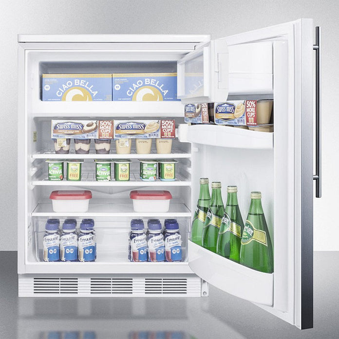 Accucold - CT66LWSSHV - 24" Wide Refrigerator-Freezer