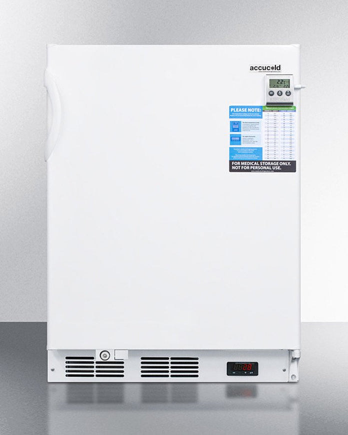 Accucold - FF7LWBIVACADALHD - 24" Wide Built-In All-Refrigerator, ADA Compliant, Left Hand Door