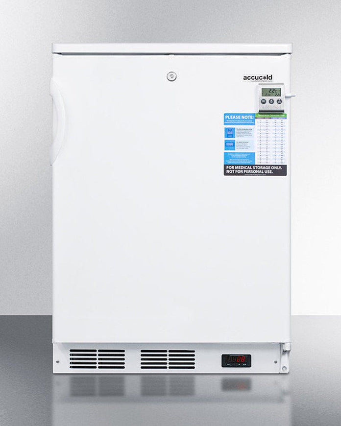 Accucold - FF7LWBIVACLHD - 24" Wide Built-In All-Refrigerator, Left Hand Door