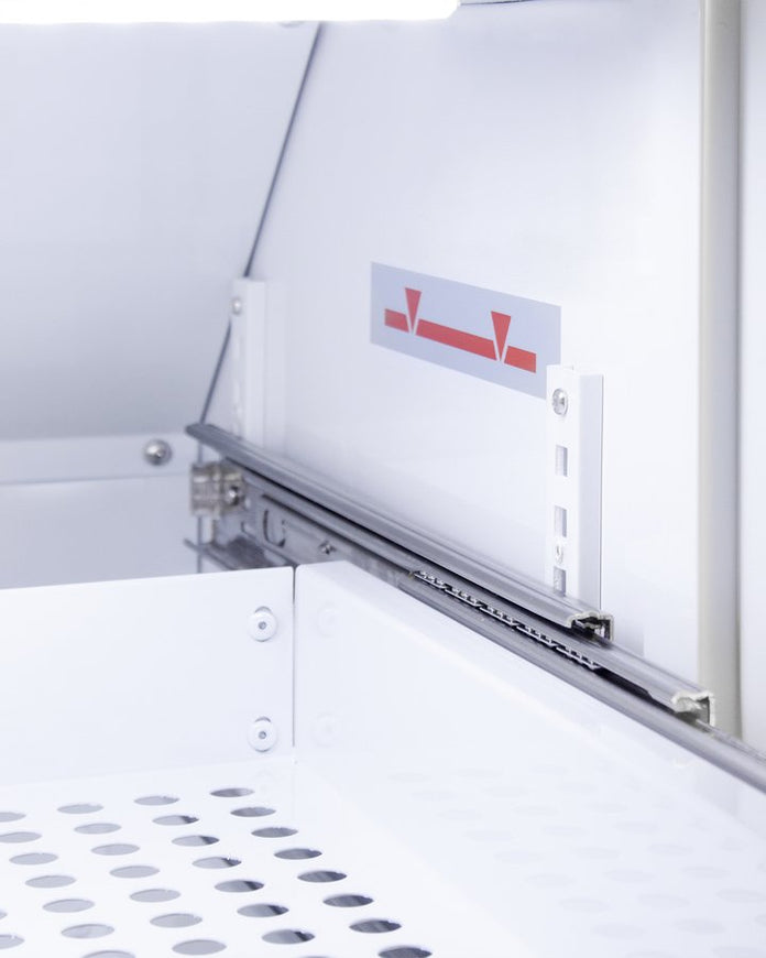 Accucold - ARG6PVDRLHD - 6 Cu.Ft. ADA Height Vaccine Refrigerator with Removable Drawers, Left Hand Door