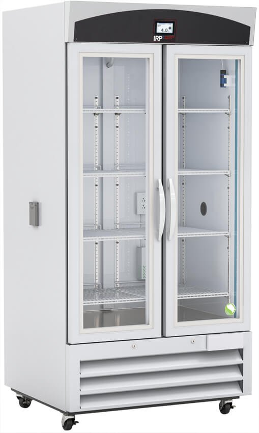 Lab Research Products - LRP-HC-CP-36-TS - 36 Cu. Ft. Capacity TempLog Plus Series Glass Door Chromatography Refrigerator