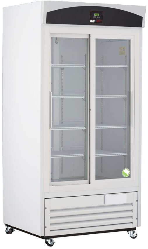 Lab Research Products (LRP) - LRP-HC-LP-33 - 33 Cu. Ft. Capacity Plus Series Sliding Glass Door Laboratory Refrigerator