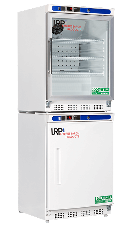 Lab Research Products - LRP-HC-RFC9G - 9 Cu. Ft. Plus Series Refrigerator & Freezer Combination Glass Door Refrigerator