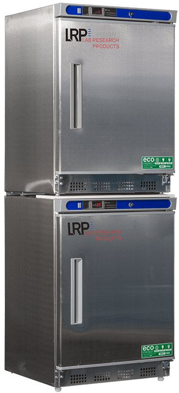 Lab Research Products (LRP) - LRP-HC-RFC9SS - 9 Cu. Ft. Plus Series Refrigerator & Freezer Combination Stainless Steel Refrigerator