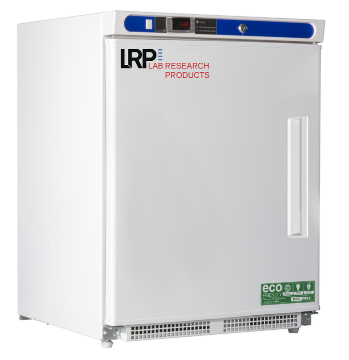 Lab Research Products - LRP-HC-UCBI-0404-ADA-LH - 4.6 Cu. Ft. Plus Series Undercounter Refrigerator, Built-In ADA, Solid Door, Left Hinged
