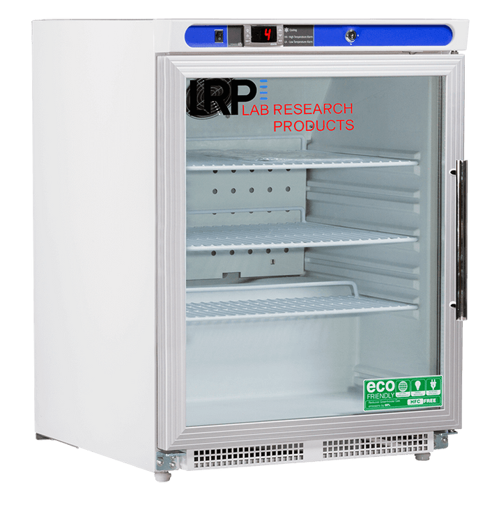 Lab Research Products - LRP-HC-UCBI-0404G-ADA-LH - 4.6 Cu. Ft. Plus Series Undercounter Refrigerator, Built-In, Left Hinged ADA