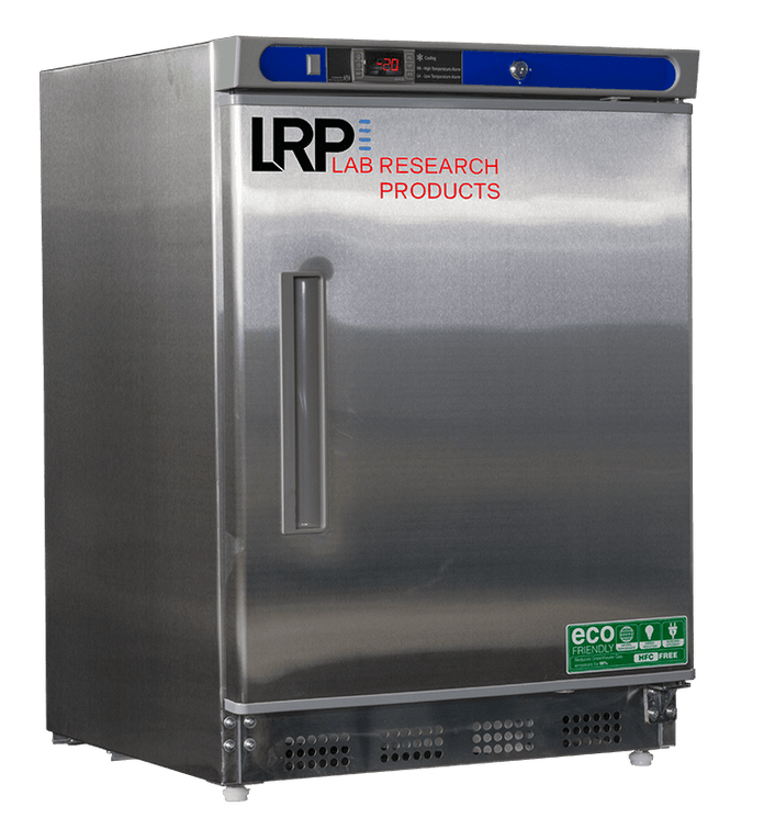 Lab Research Products - LRP-HC-UCBI-0420SS - 4.2 Cu. Ft. Capacity Plus Series Undercounter Stainless Steel Freezer, Built-In