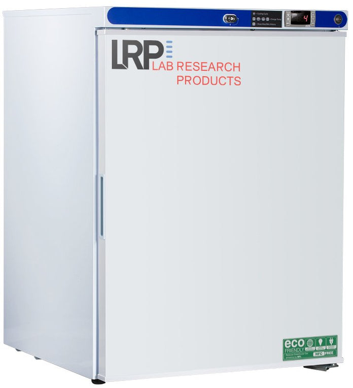 Lab Research Products - LRP-HC-UCFS-0504 - 5.2 Cu. Ft. Plus Series Undercounter Refrigerator Freestanding, Solid Door