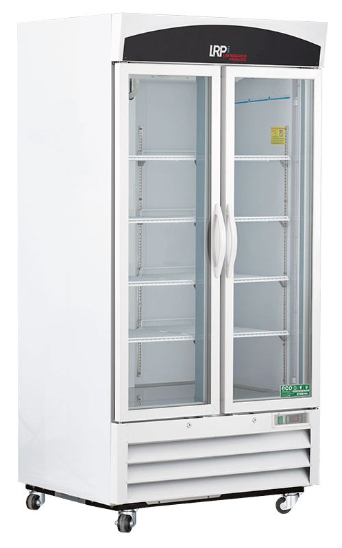 Lab Research Products - LRP-HC-LB-36 - 36 Cu. Ft. Basic Series Glass Door Laboratory Refrigerator