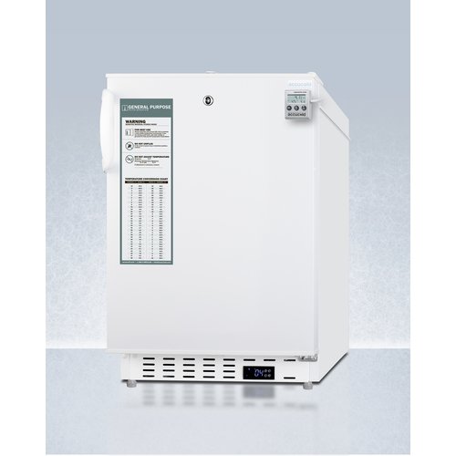Accucold - ADA404REFALLHD - 20" Wide Built-In Healthcare All-Refrigerator, ADA Compliant, Left Hand Door