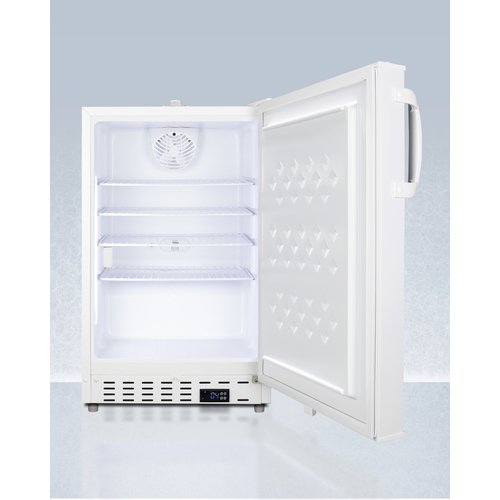 Accucold - ADA404REFALLHD - 20" Wide Built-In Healthcare All-Refrigerator, ADA Compliant, Left Hand Door
