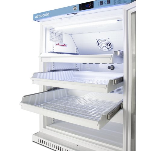 Accucold - ARG6MLDR - 6 Cu. Ft. ADA Height Laboratory Refrigerator with Removable Drawers