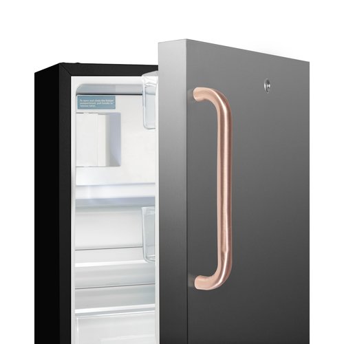 Accucold - ADA302BRFZSSTBCLHD - 21" Wide Built-in Refrigerator-Freezer, ADA Compliant, Left Hand Door