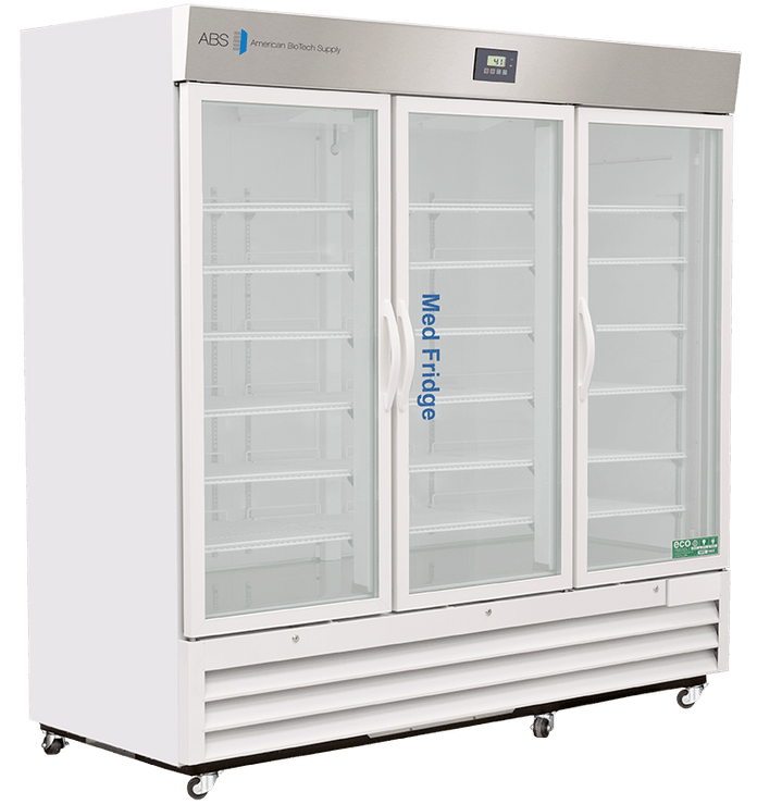 American Biotech Supply - PH-ABT-HC-72 - 72 Cu. Ft. Pharmacy Glass Door Refrigerator
