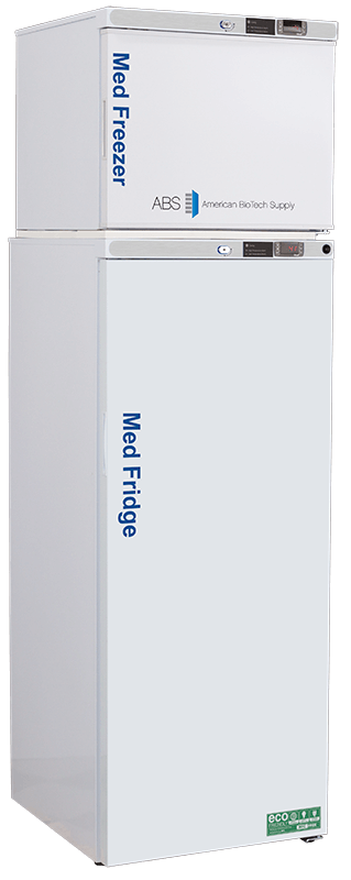 American Biotech Supply - PH-ABT-HC-RFC12 - 12 Cu. Ft. Pharmacy Refrigerator and Freezer Combination