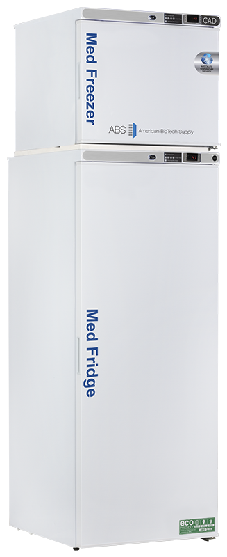 American Biotech Supply - PH-ABT-HC-RFC12A-CAD - 12 Cu. Ft. Premier Pharmacy/Vaccine Refrigerator and Freezer Combination with Controlled Auto Defrost Freezer