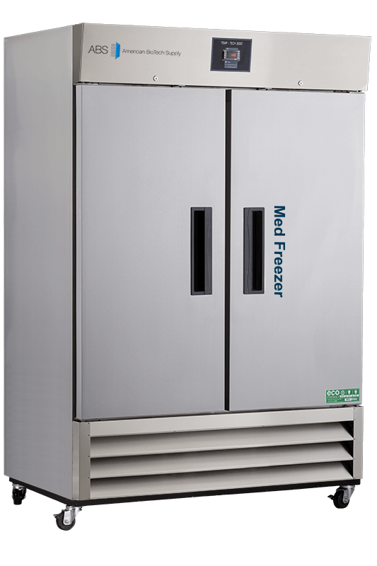American Biotech Supply - PH-ABT-HC-SSP-49FA - 49 Cu. Ft. Solid Door Stainless Steel Pharmacy Freezer Auto Defrost (-4°F Operation)