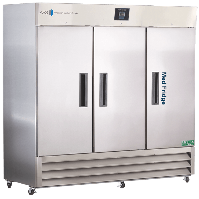 American Biotech Supply - PH-ABT-HC-SSP-72 - 72 Cu. Ft. Pharmacy Stainless Steel Pharmacy Refrigerator