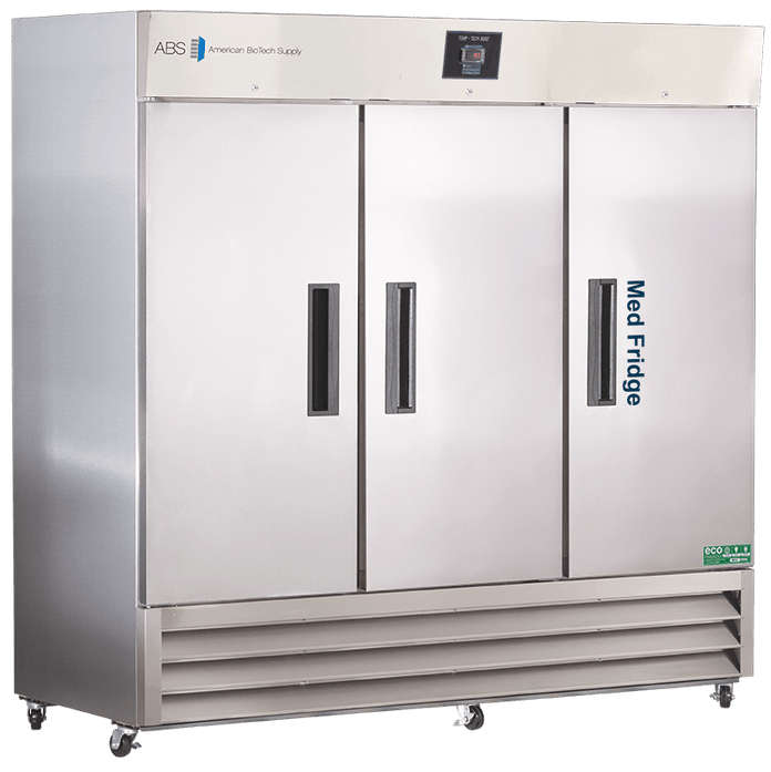 American Biotech Supply - PH-ABT-HC-SSP-72 - 72 Cu. Ft. Pharmacy Stainless Steel Pharmacy Refrigerator