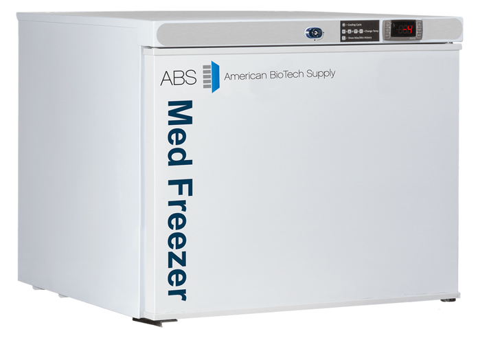 American Biotech Supply - PH-ABT-HC-UCFS-0120-LH - 1.7 Cu. Ft. Capacity Premier Pharmacy/Vaccine Countertop Laboratory Freezer Freestanding, Left Hinged