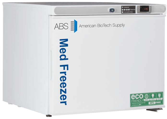 American Biotech Supply - PH-ABT-HC-UCFS-0120A - 1.3 Cu. Ft. Capacity Premier Pharmacy/Vaccine Countertop Auto Defrost Freezer Freestanding