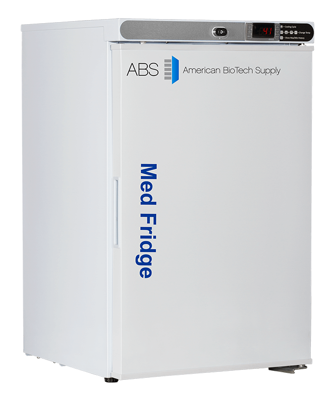 American Biotech Supply - PH-ABT-HC-UCFS-0204 - 2.5 Cu. Ft. Pharmacy Undercounter Freestanding Refrigerator