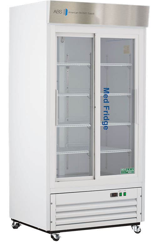 American Biotech Supply - PH-ABT-HC-S33G - 33 Cu. Ft. Standard Pharmacy Glass Door Refrigerator