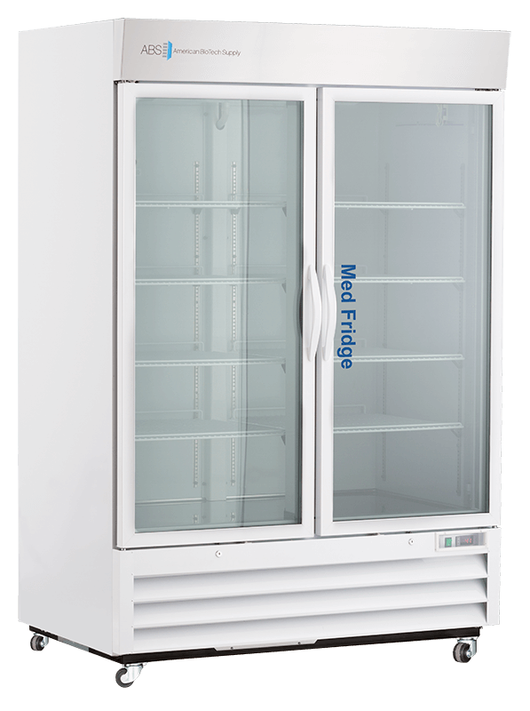 American Biotech Supply - PH-ABT-HC-S49G - 49 Cu. Ft. Swing Glass Door Upright Pharmacy Refrigerator