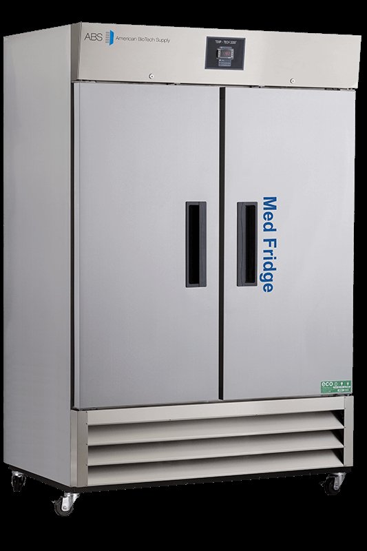 American Biotech Supply - PH-ABT-HC-SSP-49 - 49 Cu. Ft. Pharmacy Stainless Steel Pharmacy Refrigerator