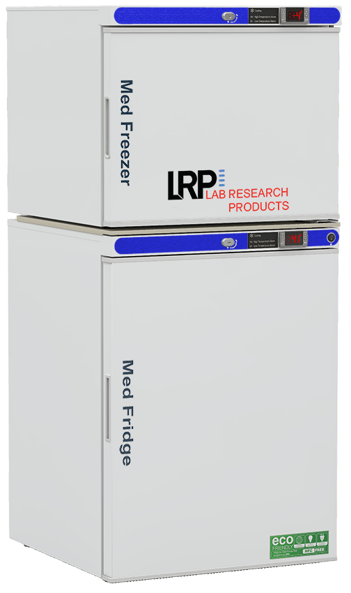Lab Research Products - PH-LRP-HC-RFC7S - 7 Cu. Ft. Pharmacy Refrigerator & Freezer Solid Door Combination