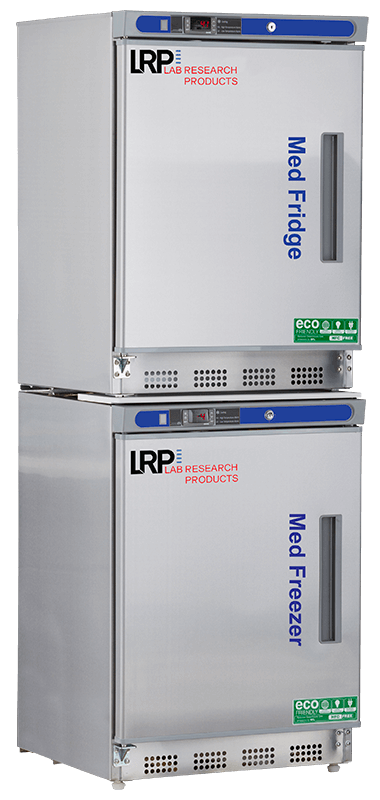 Lab Research Products (LRP) - PH-LRP-HC-RFC9SS-LH - 9 Cu. Ft. Plus Series Pharmacy/Vaccine Refrigerator & Freezer Combination, Left Hinged