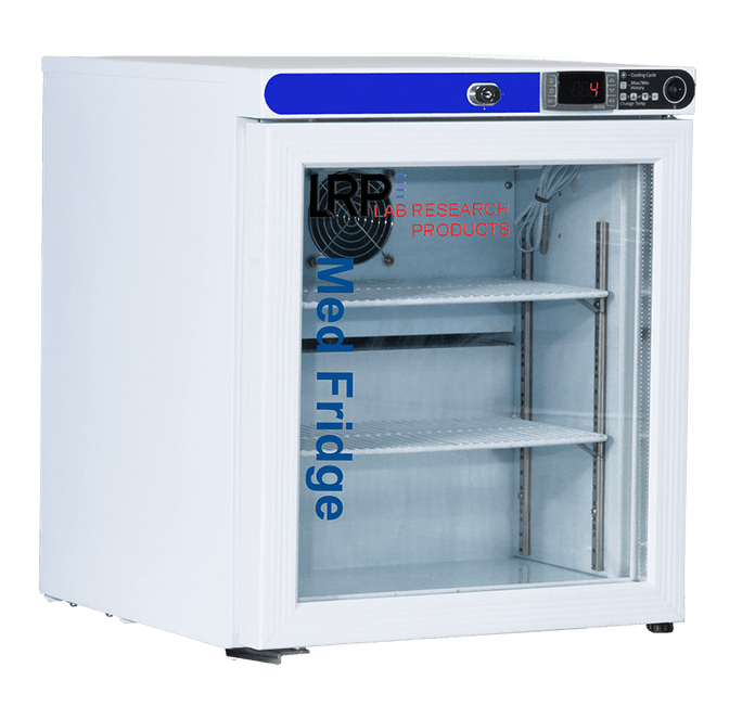 Lab Research Products - PH-LRP-HC-UCFS-0104G-LH - 1 Cu. Ft. Plus Series Pharmacy/Vaccine Countertop Refrigerator Freestanding, Left Hinged