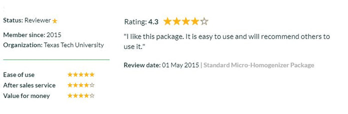 PRO Scientific - PK-01200S - Standard Micro-Homogenizing Package, 0.5ml-2ml Tubes