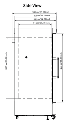 Laboratory Equipment Company - LEC-F2430 - Upright -30ºC BioMedical Freezer