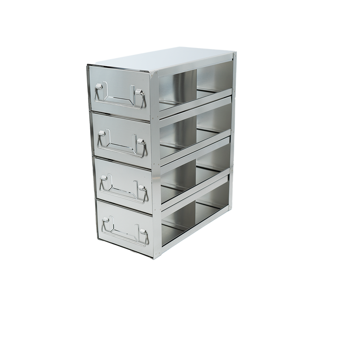 UFD-243 - Drawer Rack for 3" Boxes, 2x4 Configuration