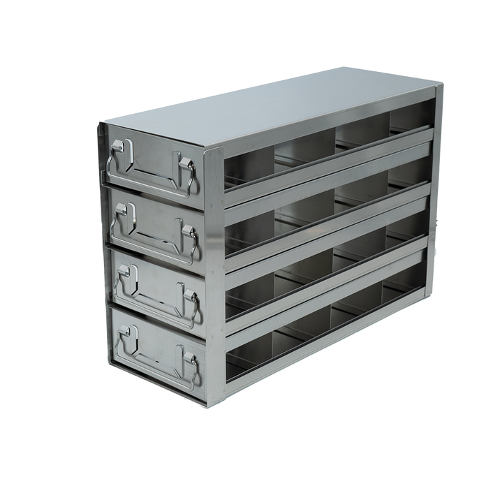 UFD-44-L375 - Drawer Rack for Large 3.75" Boxes, 4x4 Configuration