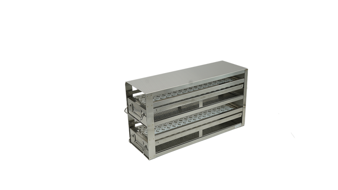 Crystal Industries - UFD-06 - Upright Freezer Rack with Drawer for 4ml, 4.5ml, 6ml, 7ml Tubes