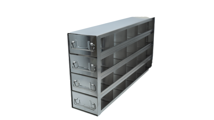UFD-543 - Drawer Rack for 3" Boxes, 5x4 Configuration