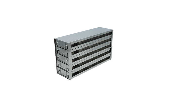 Crystal Industries - UFDDP - Upright Freezer Drawer Rack for 96-Deep-Well Microtiter Plates