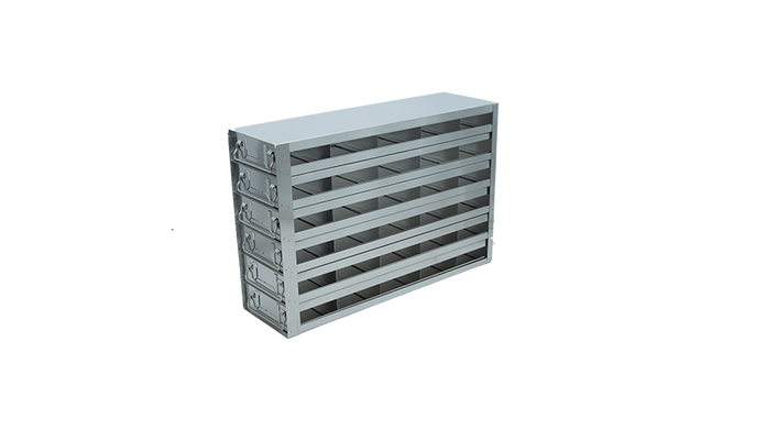 Crystal Industries - UFDDP - Upright Freezer Drawer Rack for 96-Deep-Well Microtiter Plates