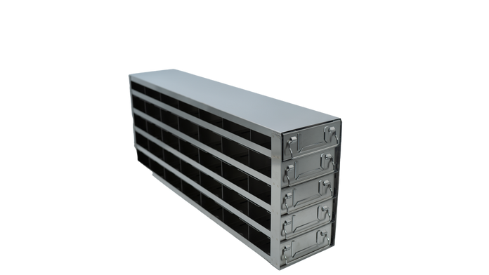 Crystal Industries - UFDDP - Upright Freezer Drawer Rack for 96-Deep-Well Microtiter Plates