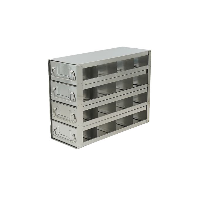 UFDMX-442 - Drawer Freezer Rack for SBS Formatted Boxes, 4x4 Configuration