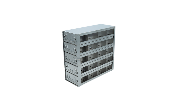 UFDMX-452 - Drawer Freezer Rack for SBS Formatted Boxes, 4x5 Configuration