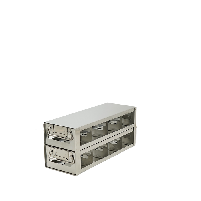 Crystal Industries - UFDPCR - Upright Freezer Drawer Rack for 0.2ml Tube 96-Well PCR Boxes
